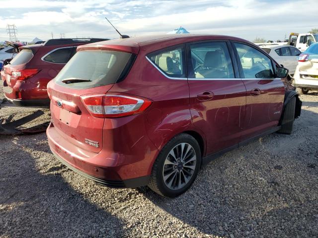 1FADP5DU3HL109396 - 2017 FORD C-MAX TITANIUM RED photo 3