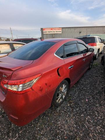 3N1AB7AP7EL643395 - 2014 NISSAN SENTRA S RED photo 3