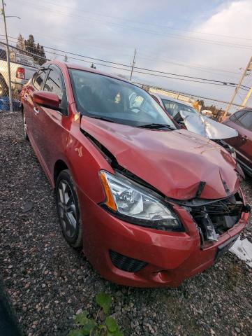 3N1AB7AP7EL643395 - 2014 NISSAN SENTRA S RED photo 4