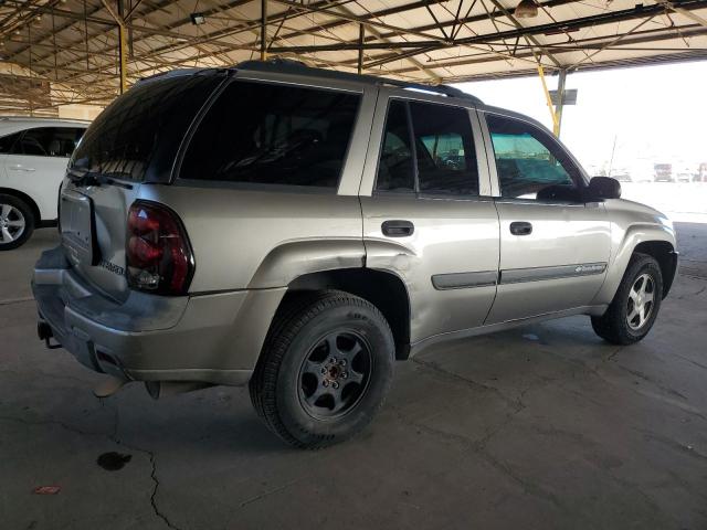 1GNDS13S022146282 - 2002 CHEVROLET TRAILBLAZE SILVER photo 3