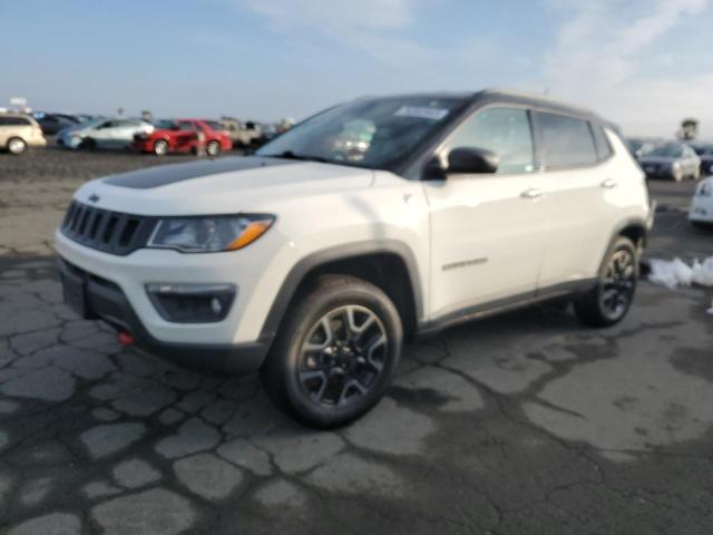 3C4NJDDB3KT728472 - 2019 JEEP COMPASS TRAILHAWK WHITE photo 1