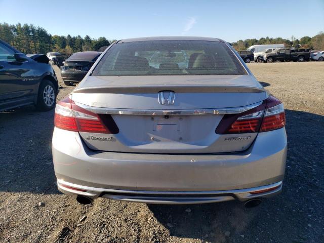 1HGCR2F50GA245436 - 2016 HONDA ACCORD SPORT SILVER photo 6