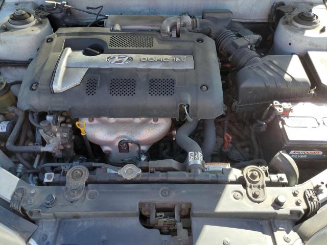 KMHDN46D16U242118 - 2006 HYUNDAI ELANTRA GLS SILVER photo 11