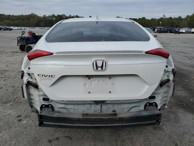 19XFC1F79ME000474 - 2021 HONDA CIVIC EXL თეთრი ფოტო 6