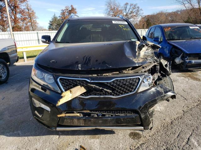 5XYKW4A23DG333260 - 2013 KIA SORENTO SX BLACK photo 5