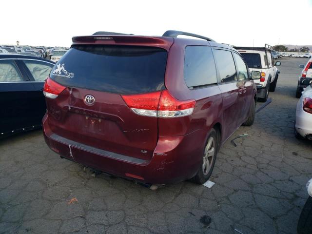 5TDKK3DC5ES455200 - 2014 TOYOTA SIENNA LE BURGUNDY photo 3