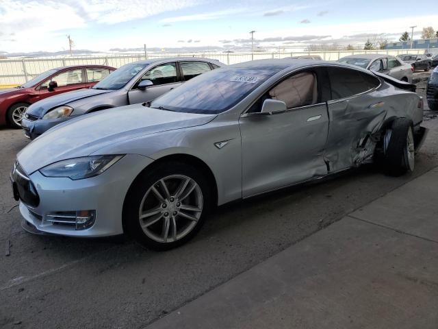 5YJSA1H1XEFP39703 - 2014 TESLA MODEL S 银色 照片 1