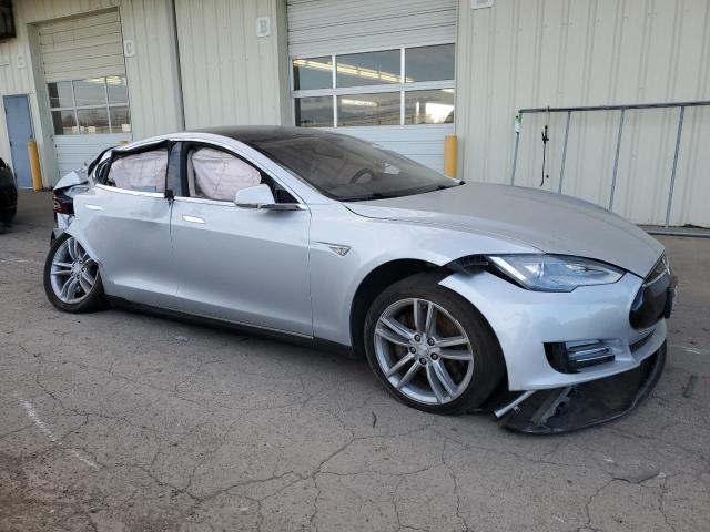 5YJSA1H1XEFP39703 - 2014 TESLA MODEL S 银色 照片 4