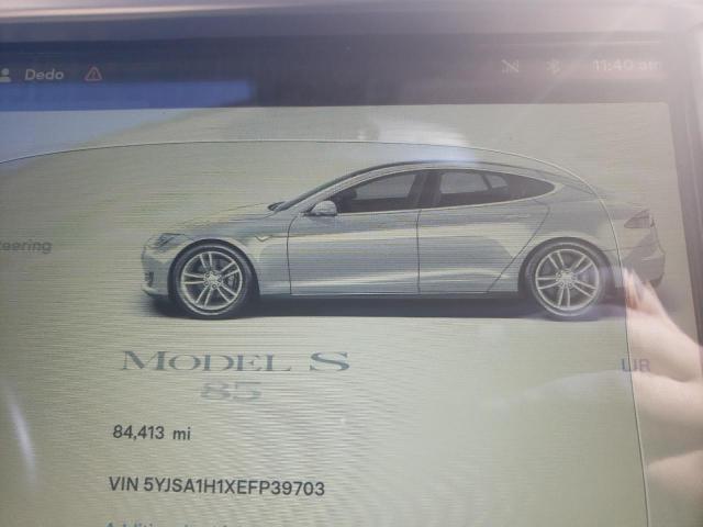 5YJSA1H1XEFP39703 - 2014 TESLA MODEL S 银色 照片 9