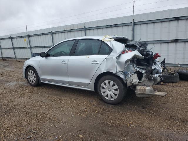 3VW2K7AJXEM298142 - 2014 VOLKSWAGEN JETTA BASE SILVER photo 2