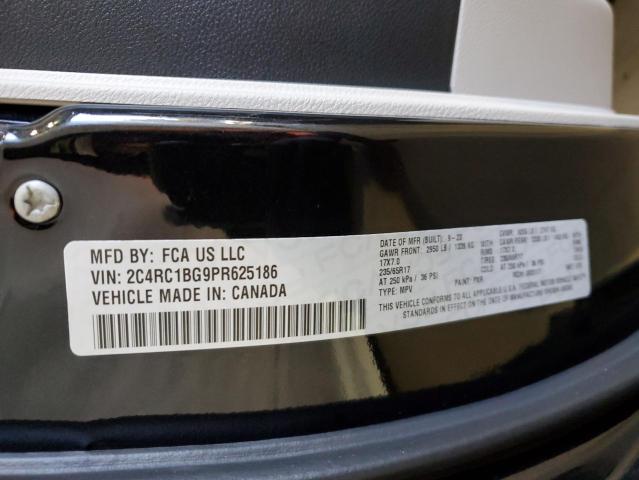 2C4RC1BG9PR625186 - 2023 CHRYSLER PACIFICA TOURING L BLACK photo 14