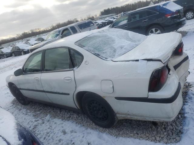 2G1WF52E059343413 - 2005 CHEVROLET IMPALA 4D WHITE photo 2