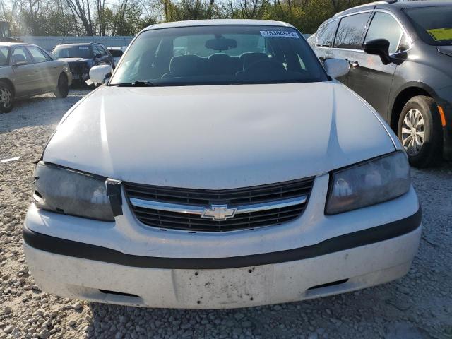 2G1WF52E059343413 - 2005 CHEVROLET IMPALA 4D WHITE photo 5