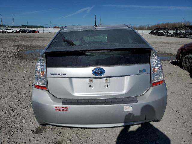 JTDKN3DU7A0214090 - 2010 TOYOTA PRIUS SILVER photo 6