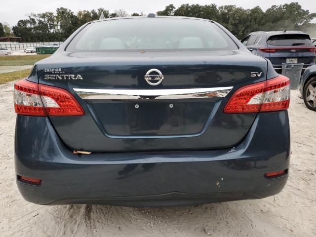 3N1AB7AP4FY229673 - 2015 NISSAN SENTRA S BLUE photo 6