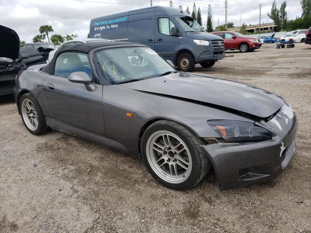 JHMAP1149YT000367 - 2000 HONDA S2000 GRAY photo 4