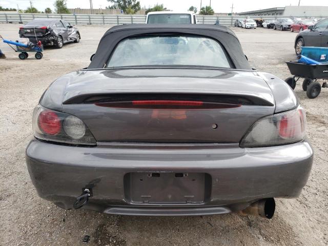 JHMAP1149YT000367 - 2000 HONDA S2000 GRAY photo 6