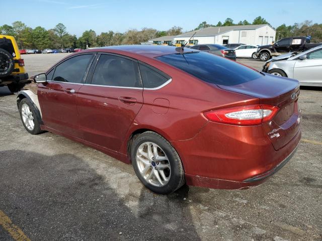 3FA6P0HD6ER118578 - 2014 FORD FUSION SE MAROON photo 2