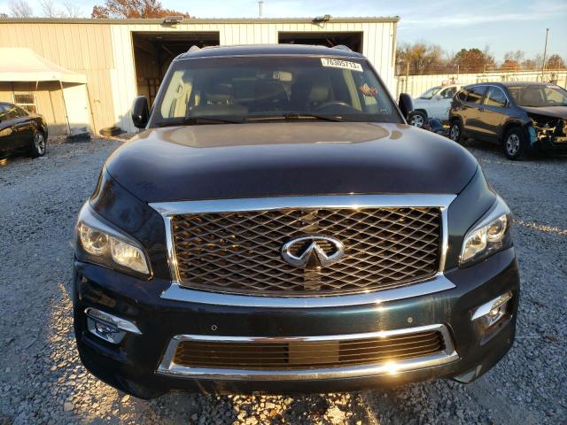 JN8AZ2NCXF9370096 - 2015 INFINITI QX80 BLUE photo 5