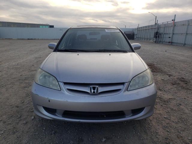 2HGES16875H008250 - 2005 HONDA CIVIC EX SILVER photo 5