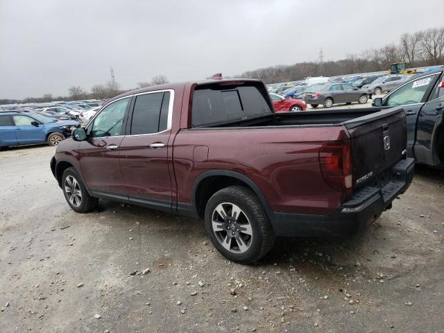 5FPYK3F78KB022214 - 2019 HONDA RIDGELINE RTL BURGUNDY photo 2