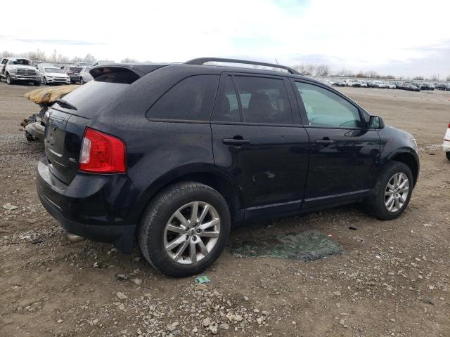 2FMDK3JC3DBC37572 - 2013 FORD EDGE SEL BLACK photo 3