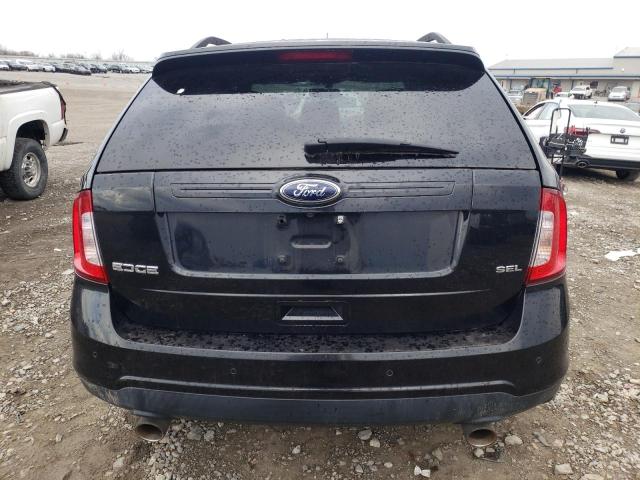 2FMDK3JC3DBC37572 - 2013 FORD EDGE SEL BLACK photo 6