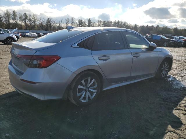 2HGFE2F2XNH540329 - 2022 HONDA CIVIC LX SILVER photo 3