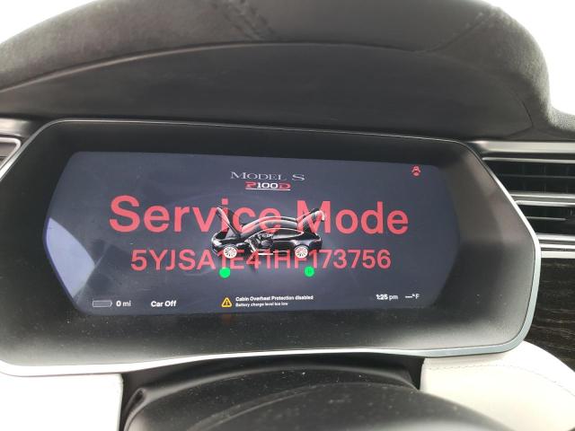 5YJSA1E41HF173756 - 2017 TESLA MODEL S 黑色 照片 9