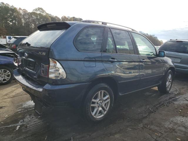 5UXFA13534LU22836 - 2004 BMW X5 3.0I BLUE photo 3