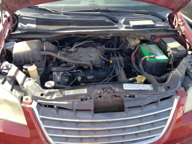 2A4RR5D17AR232612 - 2010 CHRYSLER TOWN & COU TOURING RED photo 12