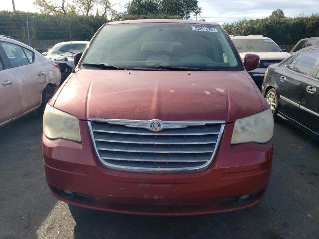 2A4RR5D17AR232612 - 2010 CHRYSLER TOWN & COU TOURING RED photo 5