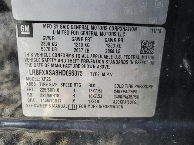 LRBFXASA8HD096075 - 2017 BUICK ENVISION PREFERRED 黑色 照片 13