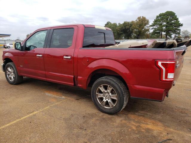 1FTEW1CP8GKF46949 - 2016 FORD F150 SUPERCREW RED photo 2