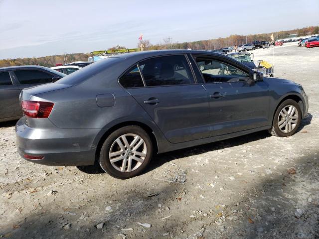 3VW2B7AJ4JM261260 - 2018 VOLKSWAGEN JETTA S GRAY photo 3