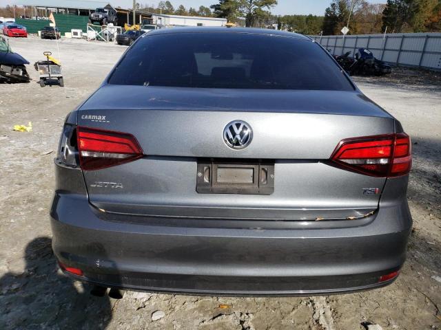 3VW2B7AJ4JM261260 - 2018 VOLKSWAGEN JETTA S GRAY photo 6