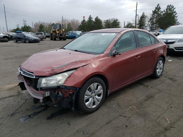 1G1PB5SH7D7114348 - 2013 CHEVROLET CRUZE LS RED photo 1