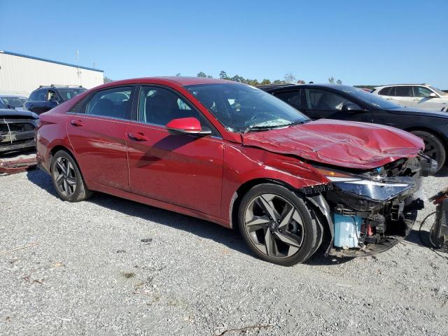 KMHLP4AG0NU218530 - 2022 HYUNDAI ELANTRA LIMITED RED photo 4