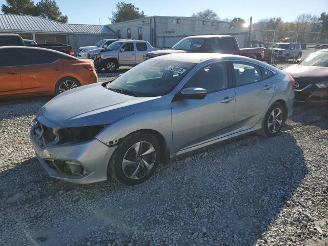 2HGFC2F62LH591829 - 2020 HONDA CIVIC LX SILVER photo 1