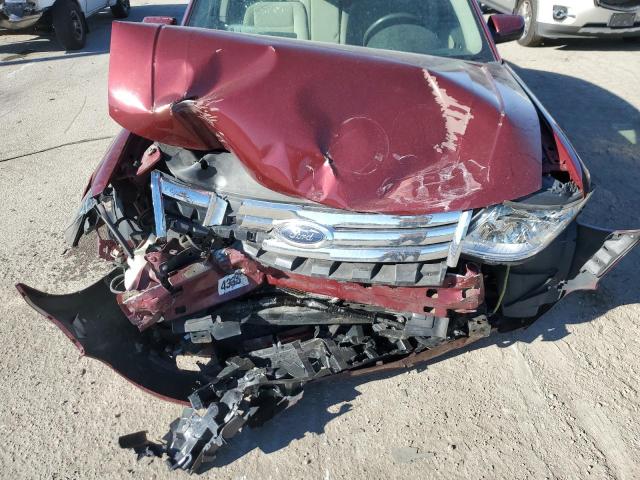 1FAHP24W08G181912 - 2008 FORD TAURUS SEL BURGUNDY photo 11