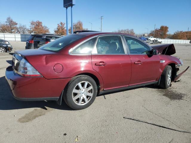 1FAHP24W08G181912 - 2008 FORD TAURUS SEL BURGUNDY photo 3