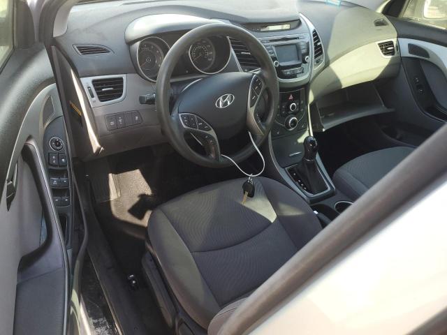 KMHDH4AEXEU064943 - 2014 HYUNDAI ELANTRA SE SILVER photo 8