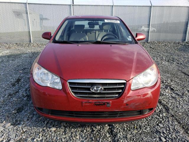 KMHDU45D08U304177 - 2008 HYUNDAI ELANTRA GL RED photo 5