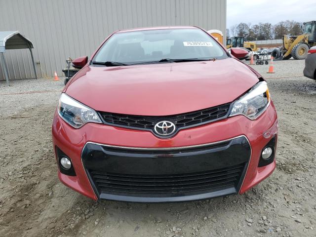 2T1BURHEXGC571366 - 2016 TOYOTA COROLLA L RED photo 5