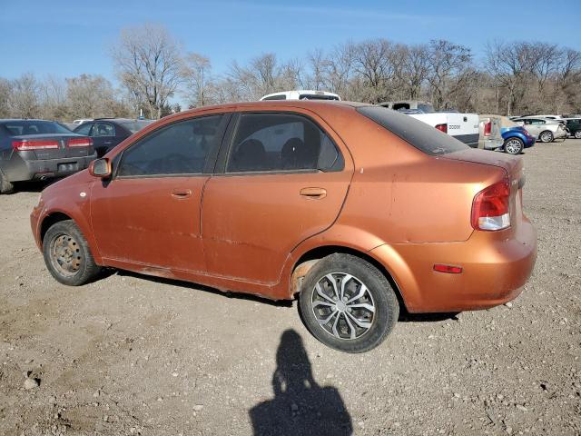 KL1TD526X5B503652 - 2005 CHEVROLET AVEO BASE ORANGE photo 2