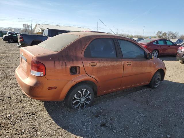 KL1TD526X5B503652 - 2005 CHEVROLET AVEO BASE ORANGE photo 3