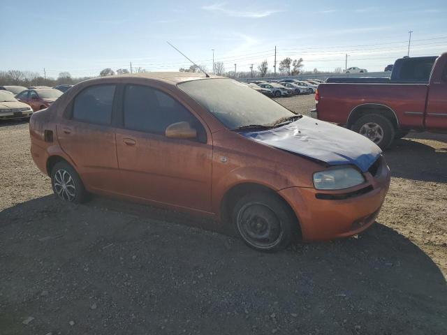 KL1TD526X5B503652 - 2005 CHEVROLET AVEO BASE ORANGE photo 4