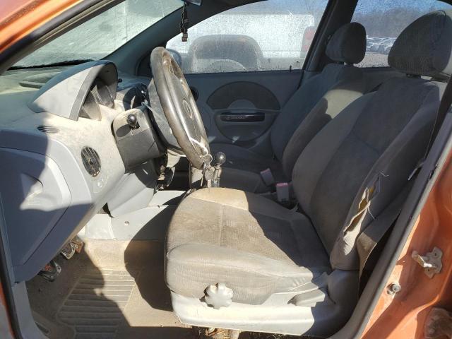 KL1TD526X5B503652 - 2005 CHEVROLET AVEO BASE Narıncı foto 7