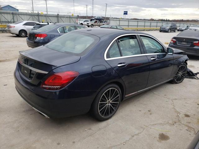 WDDWF8DB8LR527907 - 2020 MERCEDES-BENZ C 300 BLUE photo 3