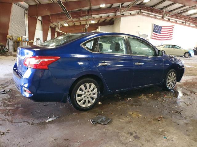 3N1AB7AP5JY322744 - 2018 NISSAN SENTRA S BLUE photo 3